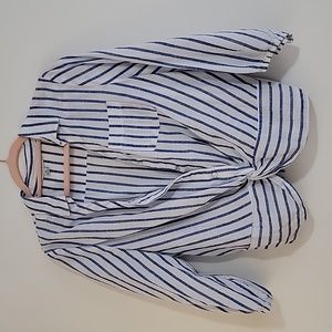 Haute Monde Blue striped shirt XL
